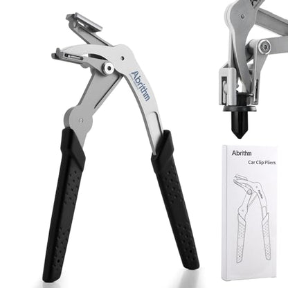 Car Clip Pliers, Panel Clip Removal Pliers, Professional Plastic Fastener Removal Tool for Removing Automotive Fasteners Clips Without Damage Black - color: Black