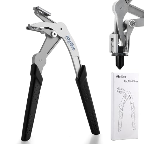 Car Clip Pliers, Panel Clip Removal Pliers, Professional Plastic Fastener Removal Tool for Removing Automotive Fasteners Clips Without Damage Black - color: Black