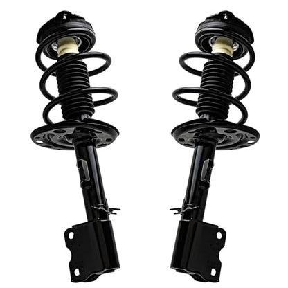 Detroit Axle - 2pc Front Struts for 2009 2010 2011 2012 2013 Nissan Murano, Complete Strut w/Coil Spring Assembly Replacement Quick Install Ready Struts Shocks - size: SR4280D_SR4281D/Pair
