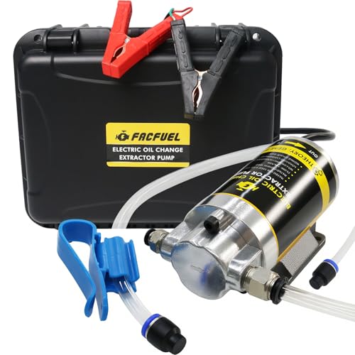 Electric Oil Change Pump 12V 100W | Oil Extractor Pump, 1-4L/Min, Portable, Oil Transfer Pump - color: Engine Oil Pumps-01-NEW