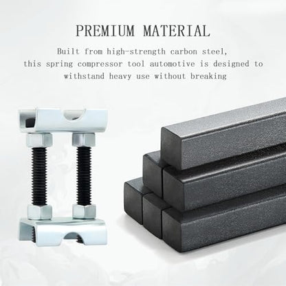 4PCS Coil Spring Compressor Tool,Bi-Directional Adjustable Strut Spring Compressor,Mini Carbon Steel Coil Spring Spacer Suitable for Front or Rear Suspension of Vehicles