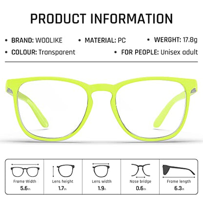 Stylish Safety Glasses, Clear Anti-Fog Anti-Scratch Protective Glasses For Men And Women - color: Apple Green