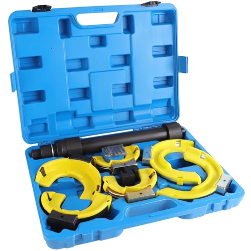 Coil Spring Compressor Tool Heavy Duty Strut Spring Compressor Set, 9921lbs MacPherson Strut Compressor Tool Automotive with 3 Pairs Interchanging Yokes, Universal Car Spring Compressor - style: With Carrying Case (Manual Use Only)