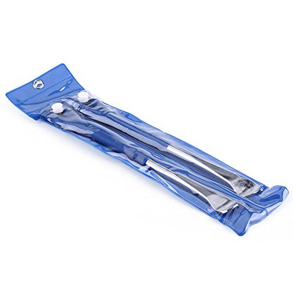 KIMISS 2Pcs Motorcycle Tire Lever Tool, Bike Tire Lever Spoon Tyre Wheel Changing Repair Tool Set
