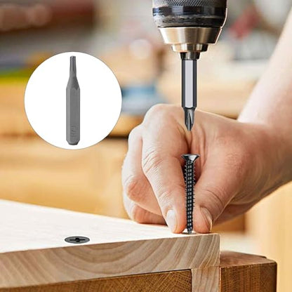 10Pcs Torx Head Screwdriver Bit Set, S2 Steel Magnetic Star Bits, 5/32" Hex Shank, Tamper Resistant, Impact Grade for Drill, Power Driver, Electronics, Home & Automotive Repair(T7) - size: T7