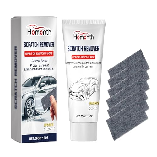Car Scratch Remover with Polishing Pad,2.12oz | Professional Paint Restoration Kit,Surface Repair Cream for Minor Scratches and Scuffs
