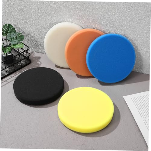 5 Pcs Buffing Pads for Car Detailing Compatible with Dual Action and Pneumatic Polishers Versatile Polishing Tools with Selected Sponge Material for Scratch Removal and Waxing