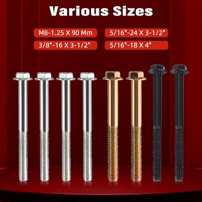 Steering Wheel Puller Kit Steering Wheel Lock Plate Removal Tool | 4 sets of cap screws Made of Steel Fit for most domestic and imported cars Easy Storage
