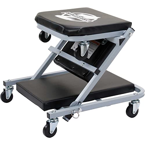 Pro-Lift C-2036D Grey 36" Z-Creeper Seat , Black - color: Black