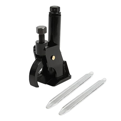 Manual Tire Bead Breaker, Portable Tire Bead Breaker Tool for 38-42 Inch Tires, Heavy‑Duty Adjustable Tire Changer Kit with 2 Crowbars for ATV Truck Bus Tractor