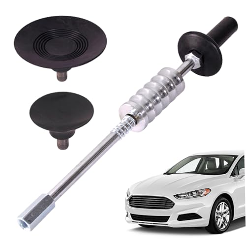 3Pcs/Set Car Dent Puller Set, Heavy-Duty Slide Hammer Dent Puller with 2 Size Vacuum Suction Cups, Paintless Body Repair Tool Kit for Auto Bodywork & Garage Use.