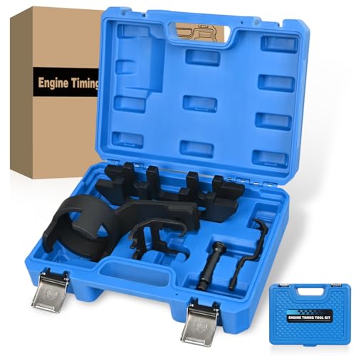 GOOACC Camshaft Alignment Timing Tool Kit Vibration Damper Pulley Holder For Ford GT F-150 Lincoln Navigator 3.5L V6 Ecoboost Upgraded, Roller Rocker Follower Timing Tool Set Replace 303-1655 303-1633 - size: 6PCS Tool Kit