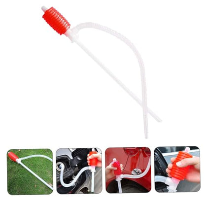 2pcs Manual and Siphon Hose for Efficient Transfer and Water Pumping Oil Extraction Tool for Car Maintenance and Fluid Transfers
