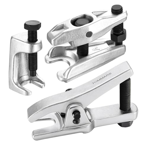 TOMMARS Ball Joint Removal Tool Set, Automotive Tie Rod End Pitman Arm Puller | Suspension Front End Service Tool Kit for Separating Ball Joints, Tie Rod End, Pitman Arm on domestic and imported vehicles