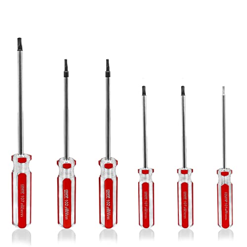 Litoexpe 6 Pcs Magnetic Triangle Head Screwdriver Set, Triangle Screws Driver Tool, 1.8mm, 2.0mm, 2.3mm, 2.7mm, 3.0mm, 4.2mm - color: 6pcs, size: Triangle screwdriver