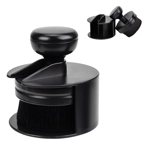 Tire Shine Applicator Brush, Tire Shine Brushes, Tire Dressing Brush Applicator with Seal Cover, Tire Brush for Car Detailing, Tire Gel Applicator, High Density Detail Factory Tire Brush (Black) - color: Black