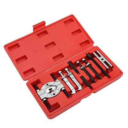 Keenso Bearing Separator Puller Set, Metal Bearing Splitter Portable Removal Tool Kit with ABS Plastic Box for Most Vehicles