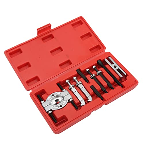 Keenso Bearing Separator Puller Set, Metal Bearing Splitter Portable Removal Tool Kit with ABS Plastic Box for Most Vehicles