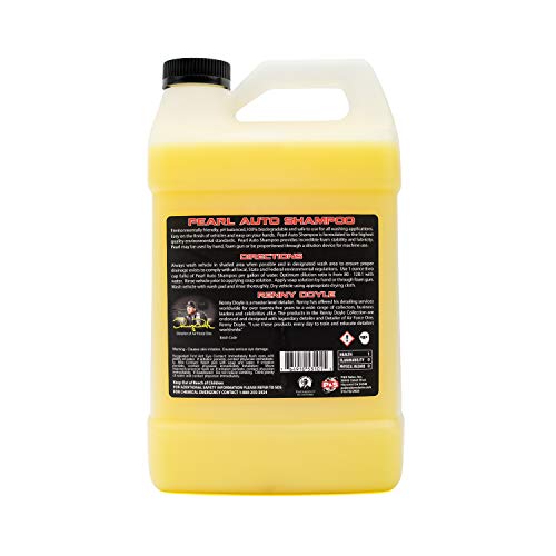 P&S Professional Detail Products Pearl Auto Shampoo – High-Foaming, pH-Balanced Car Wash Soap, Biodegradable, Safe for All Finishes, Lemon Scent, Foam Cannon & Bucket Wash - 1 Gallon - size: 128 Fl Oz (Pack of 1)