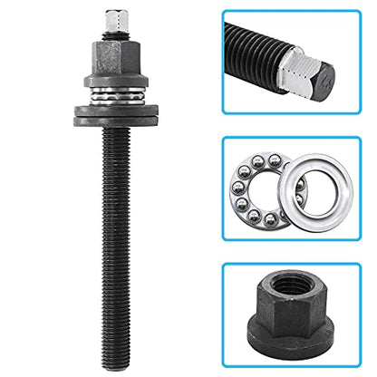 LS Harmonic Balancer Installation Tool Crank Pulley Install Tool 551141 Compatible with GM 1997-UP V8 LS1 LS2 LS3 LS4 LSX LSA LS6 LQ4 LQ9 with Thrust Bearing & Wrench Flats