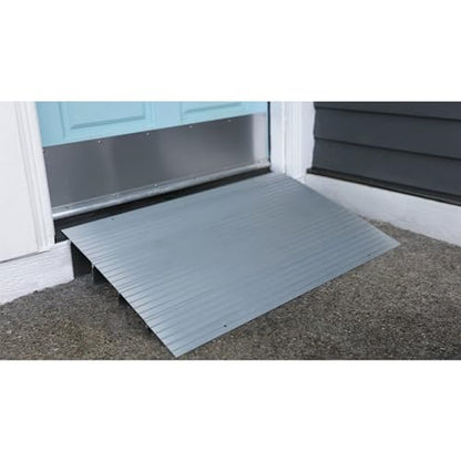EZ-ACCESS - Threshold Ramps for Doorways - Portable Wheelchair Ramp for Home Steps, Aluminum Door Threshold Sliding Doors, Walker & Wheelchair Access - Adjustable Modular Transitions, 2" Rise - size: 2 Inch