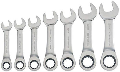 CRAFTSMAN CMMT87025 7-Piece 12-Point Metric Ratchet Wrench Set
