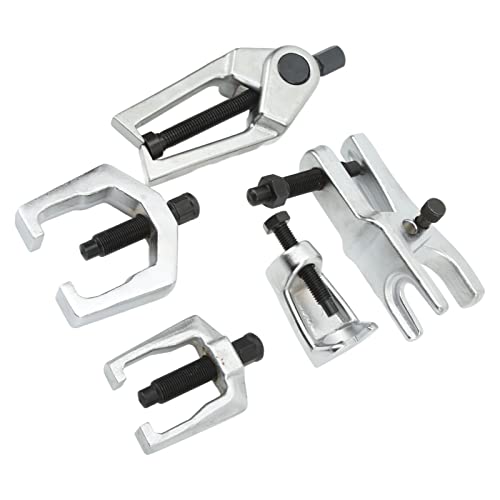 Ball Joint Separator Tool Set Heavy Duty Alloy Steel Pitman Arm Puller Tie Rod End Remover Kit for Trucks and Import Vehicles 5 Piece with Storage Box