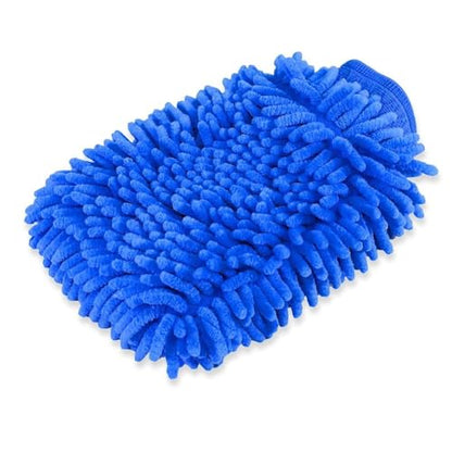 House Cleaning and Car Wash Mitts, Home Dusting Microfiber Gloves, Washing Clean Polish Faster (2-Pack, Green/Blue) - color: Green/Blue