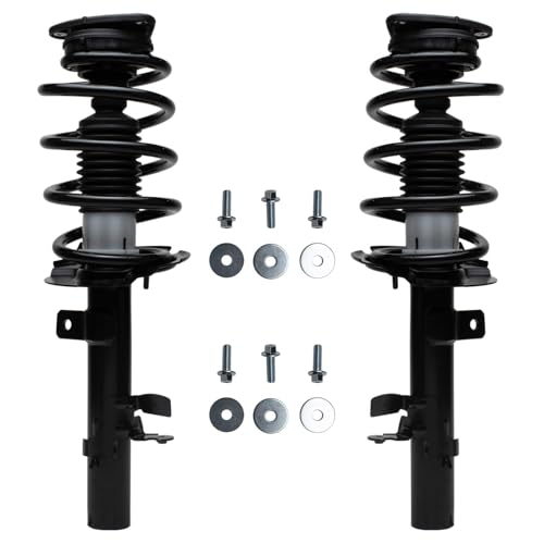 Detroit Axle - 4pc Struts Kit for Ford Escape 2014-2019, 2 Rear Shock Absorbers Assembly 2 Front Struts & Coil Spring 2015 2016 2017 2018 Replacement - size: 4AQ47032/Shock Kit
