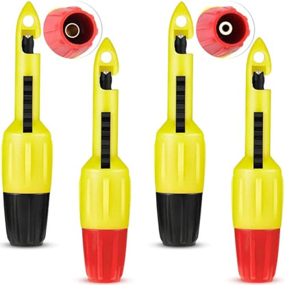 4pcs Wire Piercing Probe, Insulation Piercing Clip Set Wire Piercing Tool for Multimeter Voltage Voltmeter Thermometer Testing (2mm, 4mm)