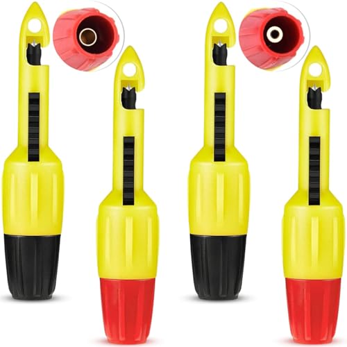 4pcs Wire Piercing Probe, Insulation Piercing Clip Set Wire Piercing Tool for Multimeter Voltage Voltmeter Thermometer Testing (2mm, 4mm)