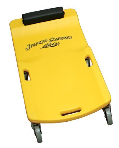 Lisle 93032 Lrg Wheel Plastic Creeper Yell - color: Yellow
