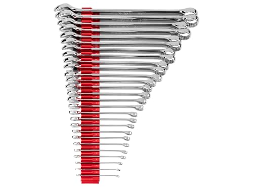 TEKTON Combination Wrench Set, 27-Piece | WCB95203 - size: 27-Piece (6-32 mm), style: Modular Wrench Organizer