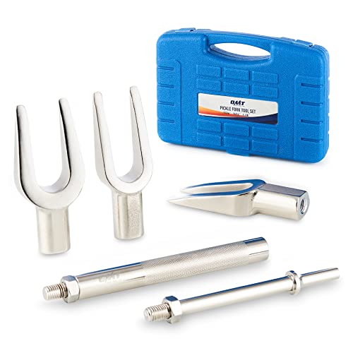 Orion Motor Tech Pickle Fork Tool Set, 5pcs Ball Joint Separator Tool, Heavy Duty Tie Rod Removal Tool for Car Van Light Truck, Ball Joint Remover for Pitman Arm Removal - style: Manual and Air Use