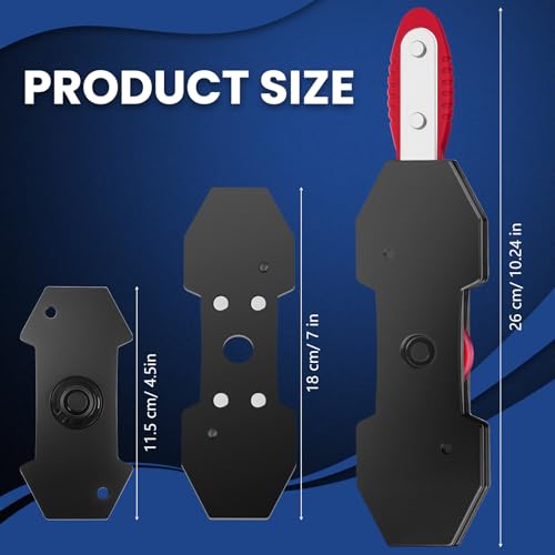 Brake Caliper Compression Tool,Caliper Piston Compressor Tool Brake Pad Spreader with 2PCS Caliper Hangers for Car Truck SUV Disc Brake Repair