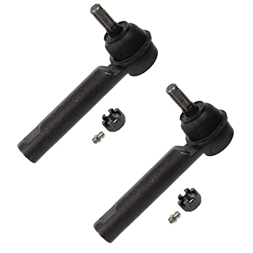 Detroit Axle - Front 4pc Steering Knuckles Kit for 14-18 Toyota Corolla, 14 Matrix, 2 Steering Knuckles & Wheel Bearing Hubs 2 Outer Tie Rod Ends 2014 2015 2016 2017 2018 Replacement - size: 4SU50414/Kit
