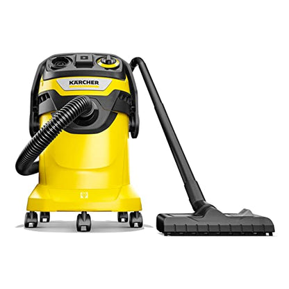 KÄRCHER Shop Vacuum WD 5 P, 6.6 Gal, 6.0 Peak HP, 33 ft Reach, Wet Dry Vacuum Cleaner, Heavy Duty, Blower Function, Crevice Tool, Floor Nozzle, Great for DIY Projects and Workshops - style: WD 5/P