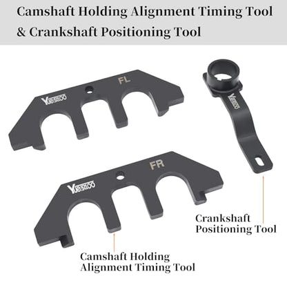 3Pcs Camshaft Alignment Holding Timing Tool & Crankshaft Positioning Tool | Compatible with Ford F150 Mustang 5.0 Coyote V8 Engine 2010-2017, Compatible with Gen 1 & Gen 2 5.0 Coyote Engine - color: 2010-2017, size: 3 PCS