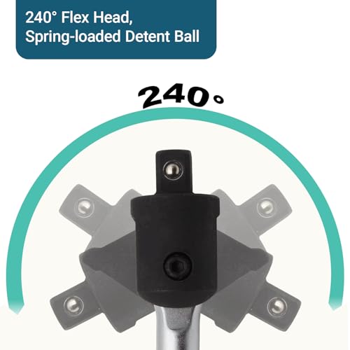 1/2" Breaker Bar,1/2 Inch Drive Breaker Bar,18" Lug Nut Breaker Bars Extension,Cr-Mo Head (18 inch) - size: 18 inch