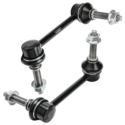 Detroit Axle - 3.6L Front Struts Sway Bars for 2011-2015 Grand Cherokee Dodge Durango, 2012 2013 2014 Struts with Coil Spring Assembly Sway Bar End Links Replacement Suspension Kit - size: 4QS50684/ sway kit