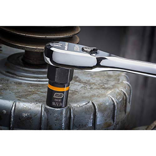 GEARWRENCH 3/8" Drive Bolt Biter Impact Extraction Socket 12mm - 84763 - size: 3/8 Drive, 12mm, style: METRIC
