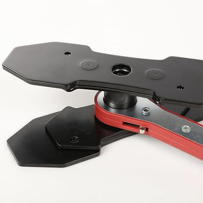G-PLUS 360° Brake Caliper Press Tool with 2 Groups Steel Plates,4 in 1 Universal Disc Ratchet Brake Caliper Tool,Ratchet Piston Spreader Automotive Tools Car Brake Repair & Instalation Red - color: Red(Seller delivery)