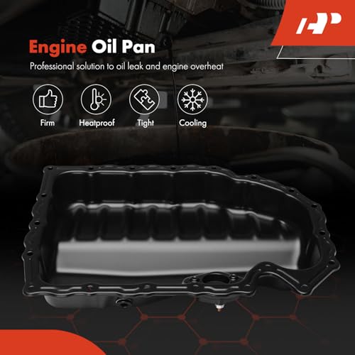 A-Premium Lower 1.8L 2.0L Engine Oil Pan Sump with Plug, Gasket & Bolts, Compatible with Volkswagen Jetta, Passat, Golf, Tiguan, Beetle, GTI, CC, Eos, Atlas, Arteon & Audi A3, Q3, TT Quattro - style: Complete Oil Pan Kit