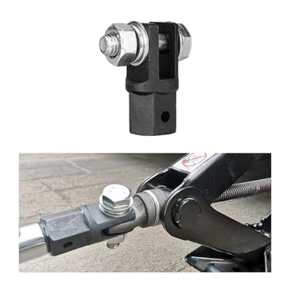 Scissor Jack Adapter, Scissor Jack Drill Adapter for 1/2 Inch Drive Impact Wrench or 13/16 Inch Lug Wrench, Universal Sturdy Power Jack Connector for Automotive RV Trailer