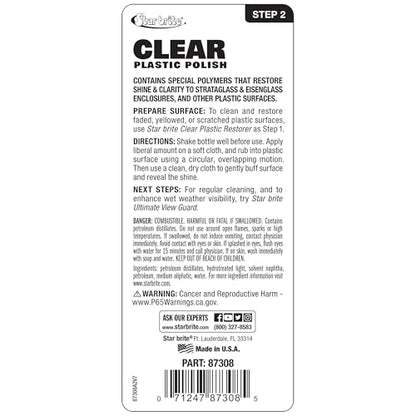 Star Brite Clear Plastic Restorer - style: Step 2 Clear Plastic Polish