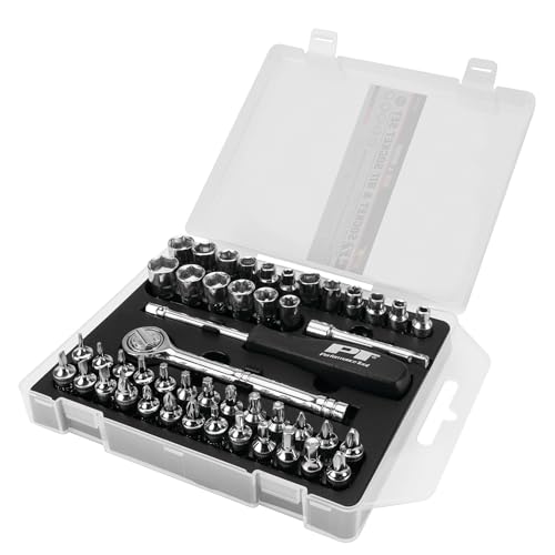 Performance Tool W1177 47pc Socket & Bit Set - size: 47-Piece (Pack of 1), style: Socket & Bit Set