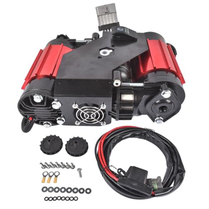 CKMTA12 High Output Twin Air Compressor for Universal, Red | High Output, Universal - color: CKMTA12 Red