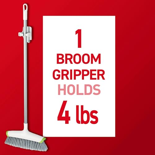 Command Broom and Mop Gripper, 3-Pack, Organize Damage-Free - size: Large, style: 3 Broom Grippers