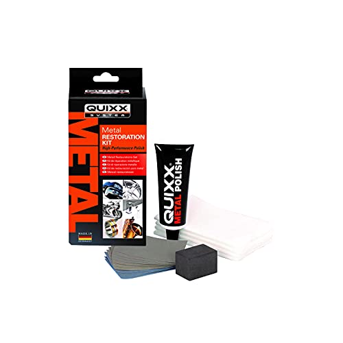 QUIXX 10206 Metal Restoration Kit, Is the Ultimate Product to Restore Dirty, Tarnished, or Rusted Metal Surfaces for Your Automobile, Motorcycle, or Boat - style: Metal restoration