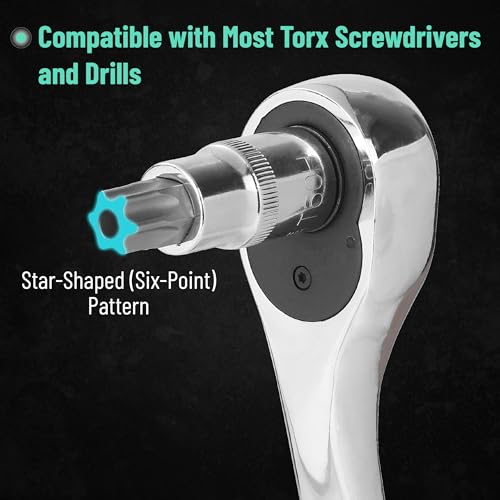 Bates- Torx Bit Socket Set, 13 pcs, TT8-TT60, 1/4" 3/8" & 1/2" Drive, Silver, Tamper Proof Torx Bit Set - size: 13 pcs, TT8-TT60